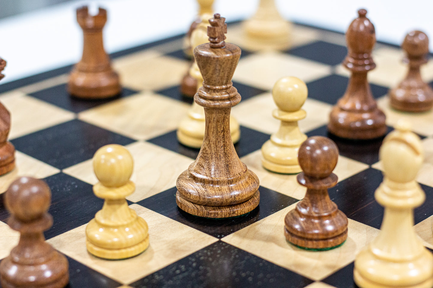 Executive Staunton Chess Pieces (3.75")