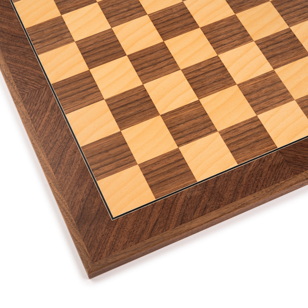 Rechapados Ferrer Deluxe Walnut Diagonal Chess Board (L)