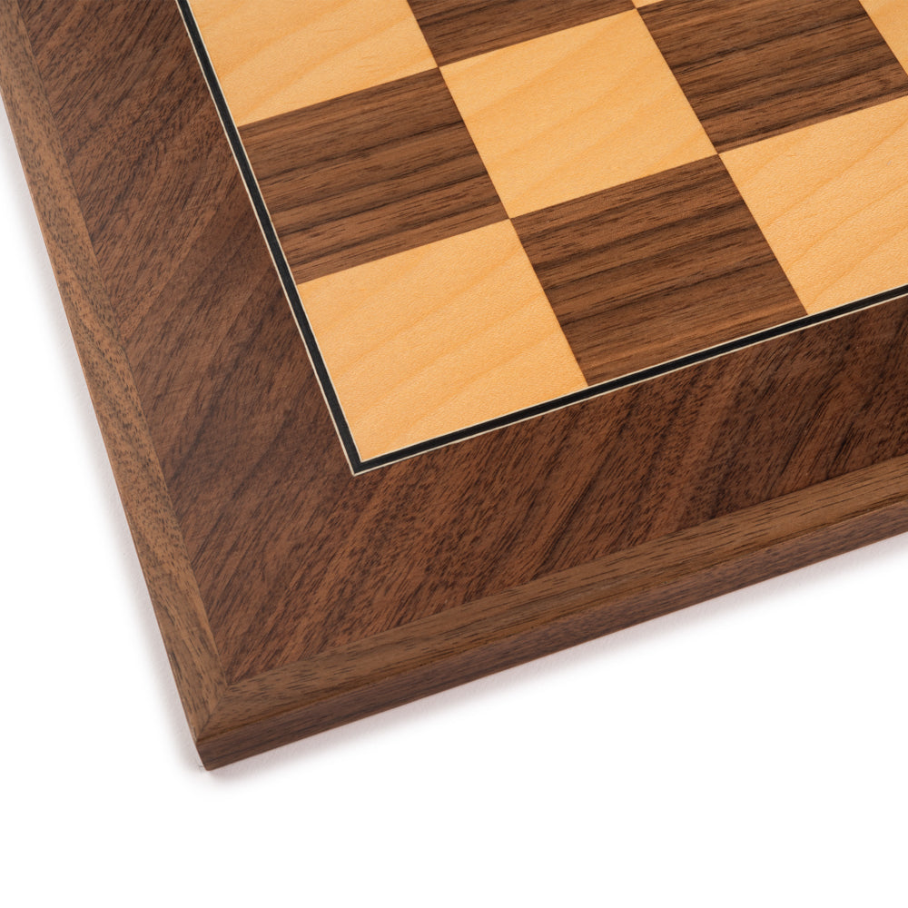 Rechapados Ferrer Deluxe Walnut Diagonal Chess Board (L)