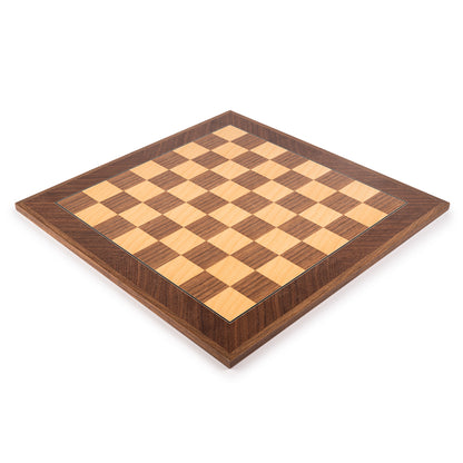 Rechapados Ferrer Deluxe Walnut Diagonal Chess Board (L)