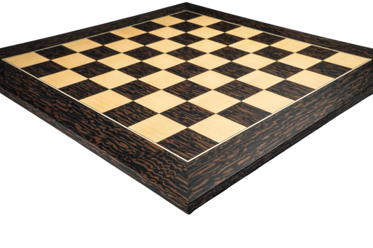 Rechapados Ferrer Deluxe Tiger Ebony Chess Board
