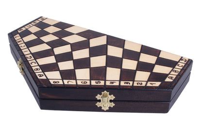 Three-Player Chess Set (Pieces and Board)
