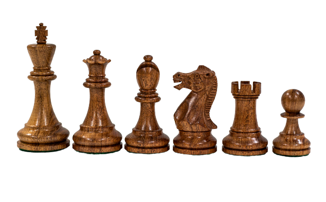 Executive Staunton Chess Pieces (3.75")